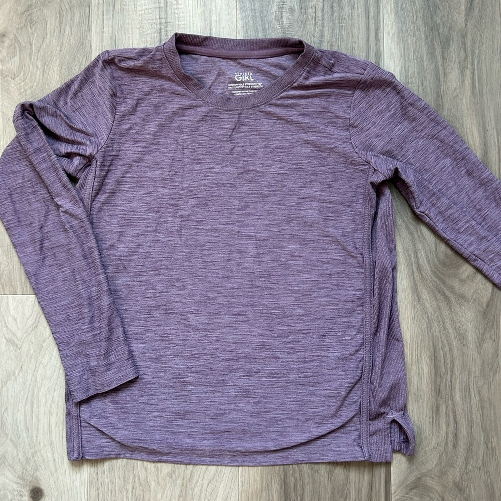 Athleta Girl Lavender Long Sleeve Top